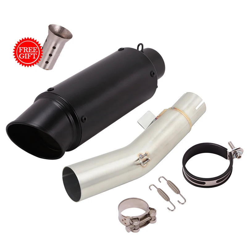 Модифицированная выхлопная труба средней длины мотоцикла с космическим мото дБ