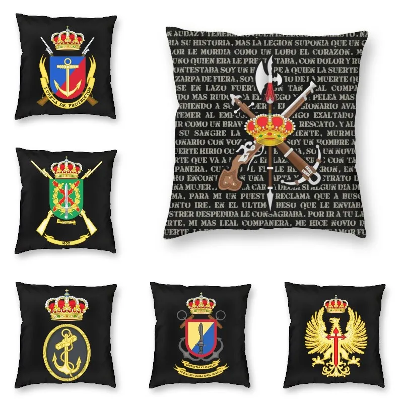 

Spanish Legion Pillow Covers Living Room Decoration Legi N Espa Ola El Novio De La Muerte Sofa Cushion Cover Square Pillowcase