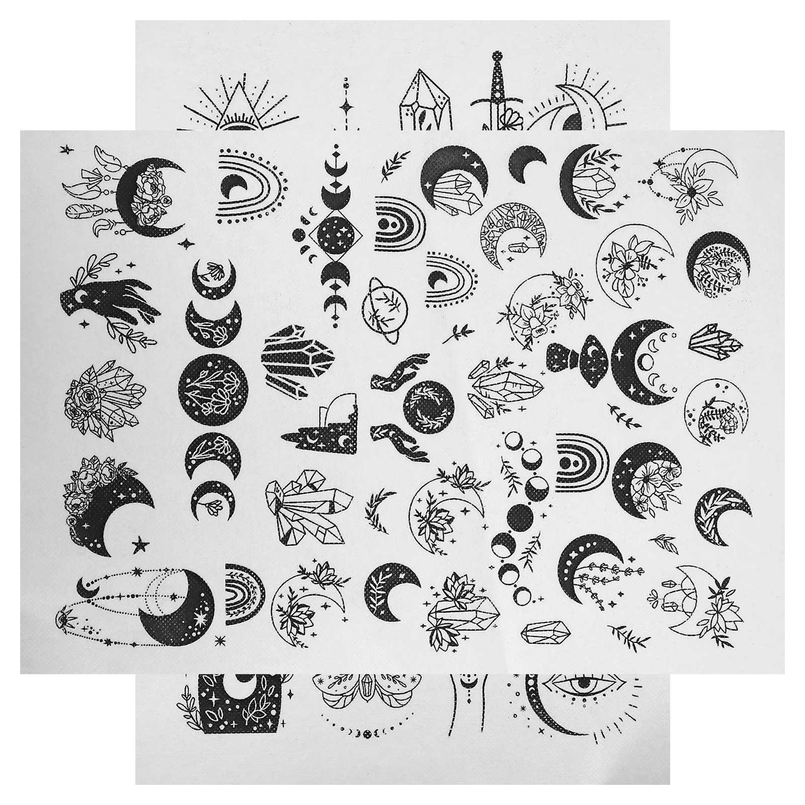 2-листый материал для вышивания водорастворимый шаблон сашико бумага холодный