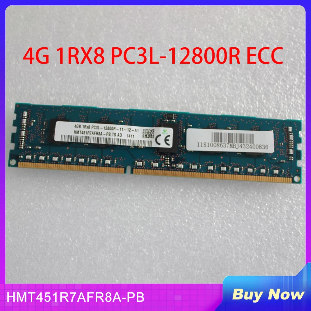 1 шт. 4G 1RX8 PC3L-12800R ECC для серверной памяти SKhynix