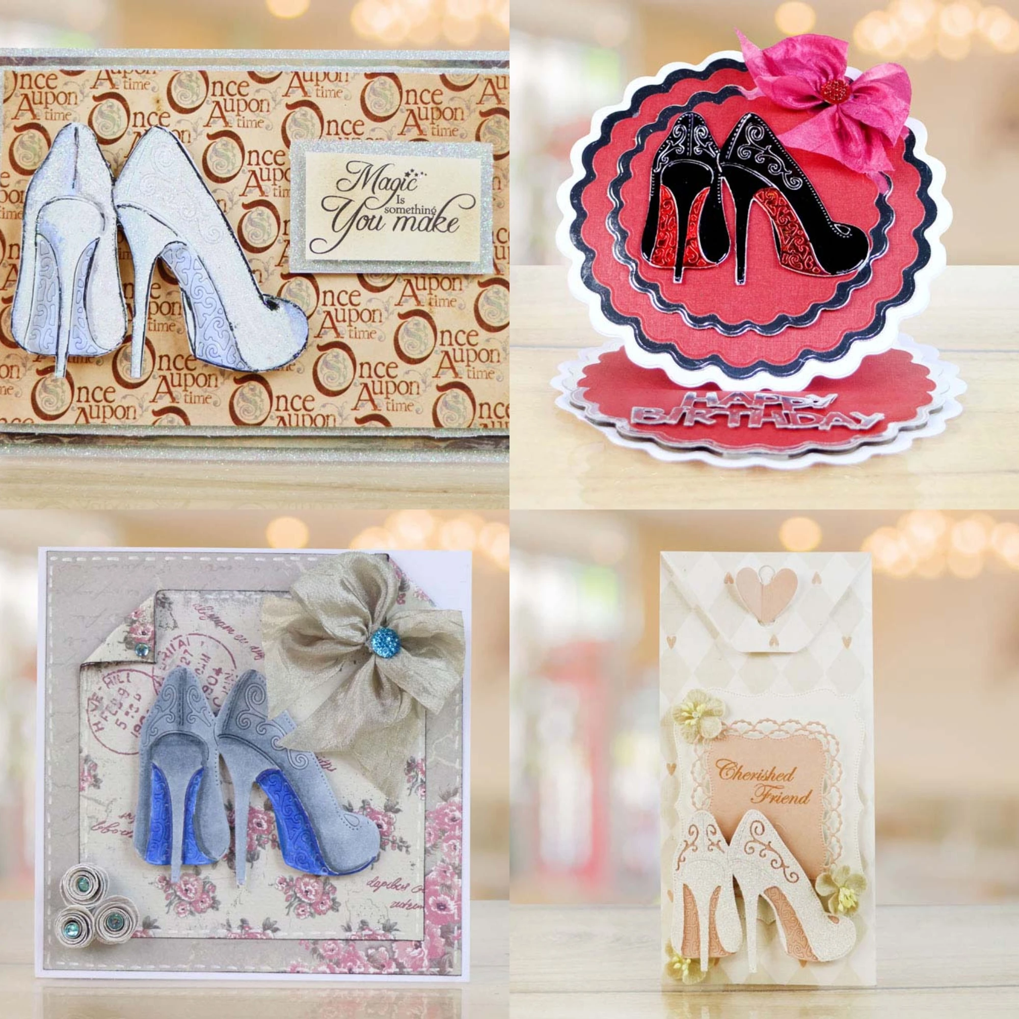 Набор штампов PANDALAI для стеклянных тапочек металлические штампы