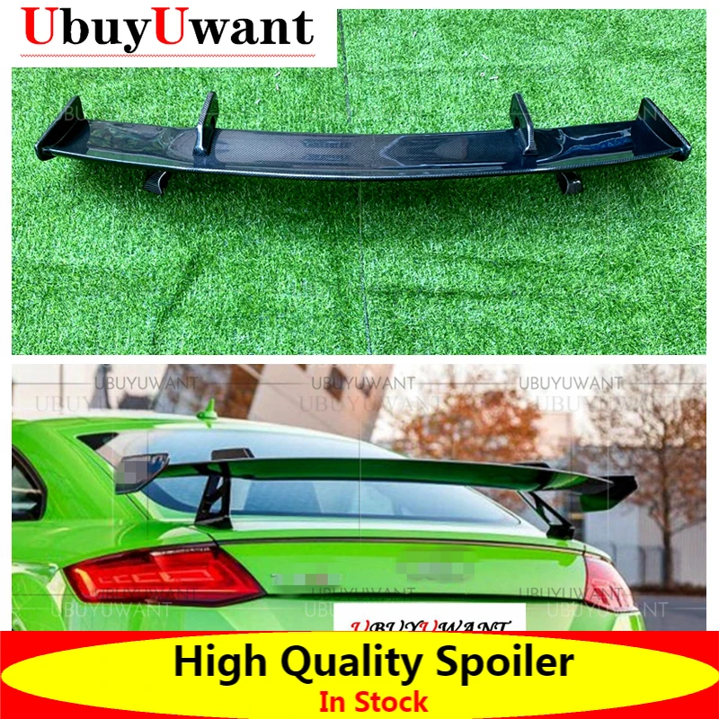 

Задний спойлер для багажника из углеродного волокна UbuyUwant для Audi TT, TTS, TTRS, крыло багажника, украшение для губ, наборы для тела, спойлер 2015, 2016, ...
