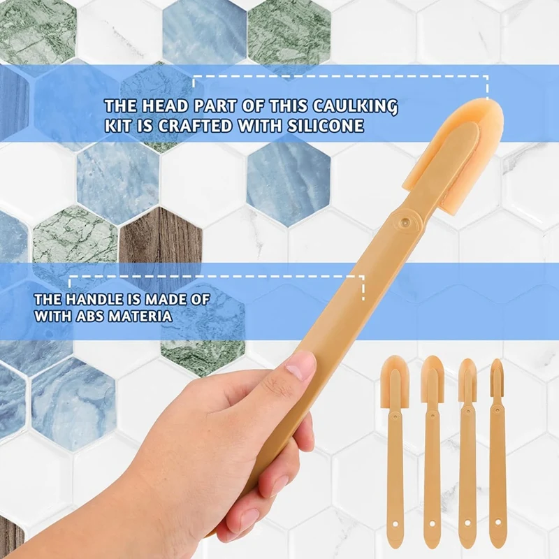 Силиконовый инструмент для герметизации 4 размера удаления герметика набор