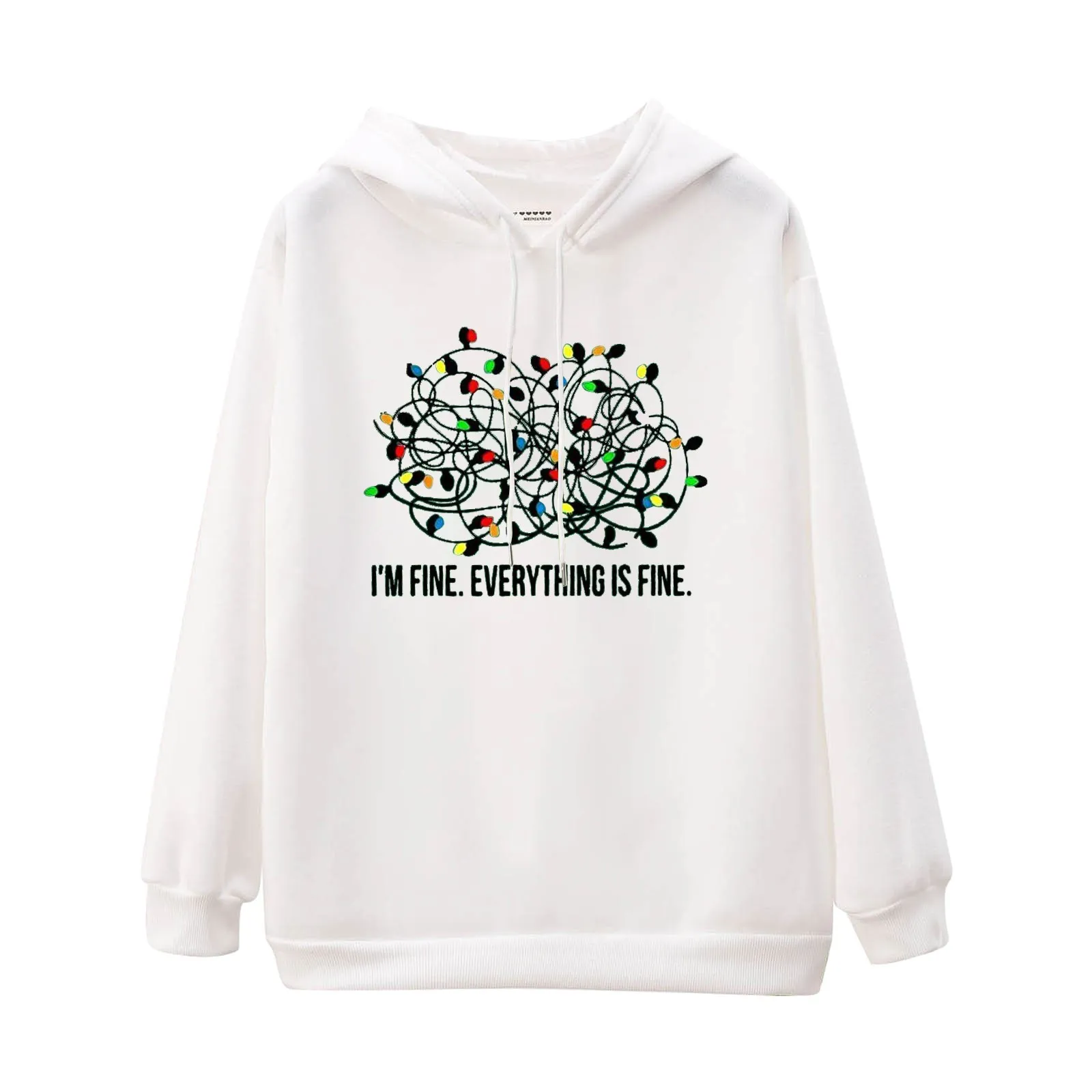 

Half Zip Fitted Pullover Women Christmas Ladies Casual Solid Color Print Long Sleeve Pullover Thin Womens Hoodies Pullover