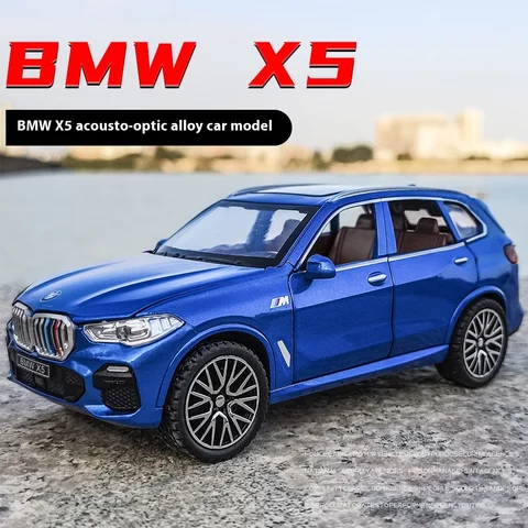 Maisto 1:32 BMW X5 SUV металлическая модель автомобиля со звуком и светом
