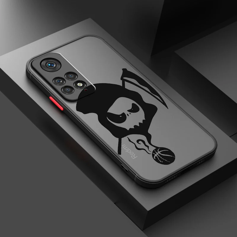 Призрак G-Grim R-Reaper мультфильм матовый полупрозрачный для Redmi 8 3 9A 9C 9AT 9 9T 13R 10A 10C 10 11A