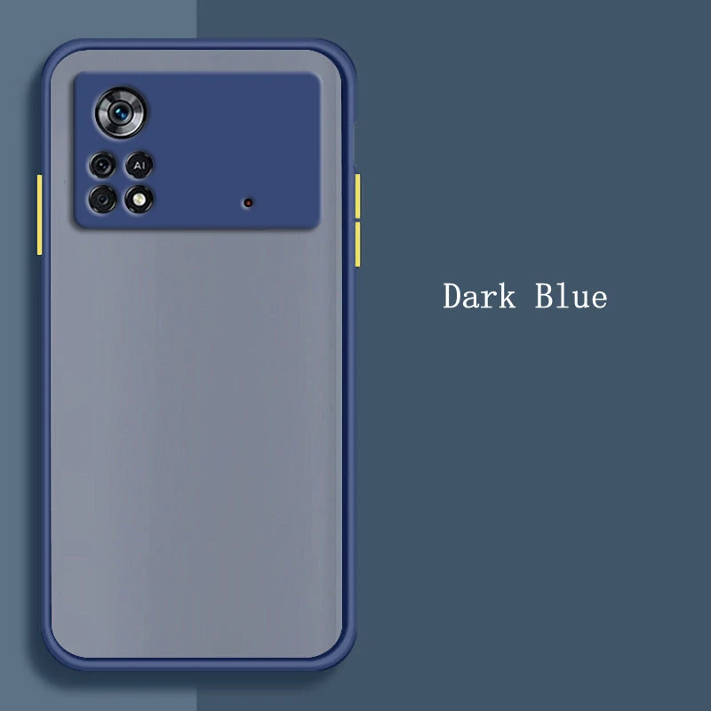 For POCO M4 Pro 4G Case Matte Silicone Armor Camera Protective Bumper Coque For POCO X4 Pro Cover For POCO X4 X3 M4 Pro Fundas