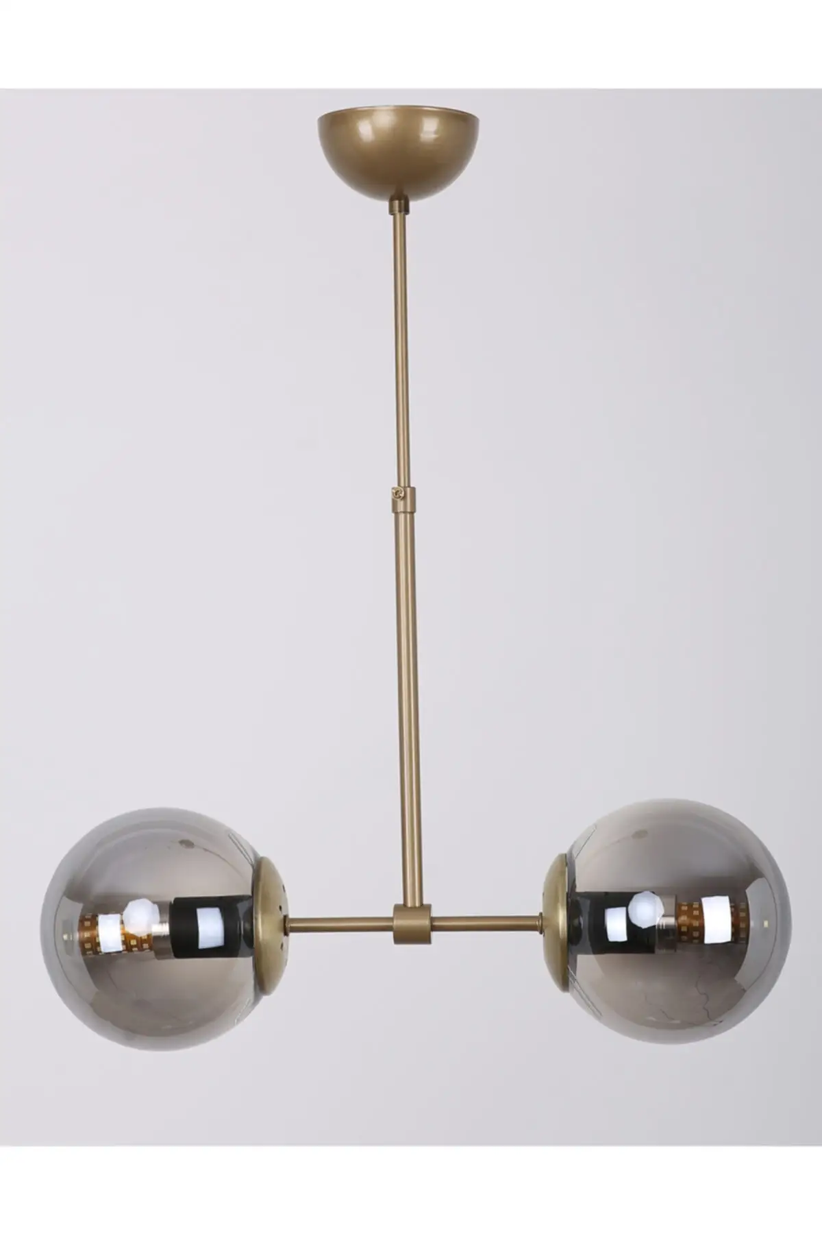 

Marti 2 Piece Antique Fume Glass Chandelier