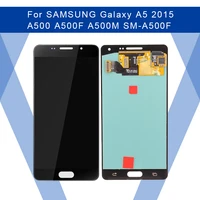 original super amoled lcd samsung galaxy a5 2015 a500fu a500 a500f a500m display touch screen replacement digitizer