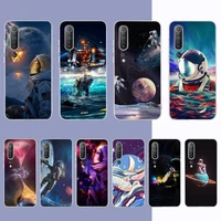 yinuoda fuuny astronaut space phone case for samsung s21 a10 for redmi note 7 9 for huawei p30pro honor 8x 10i cover