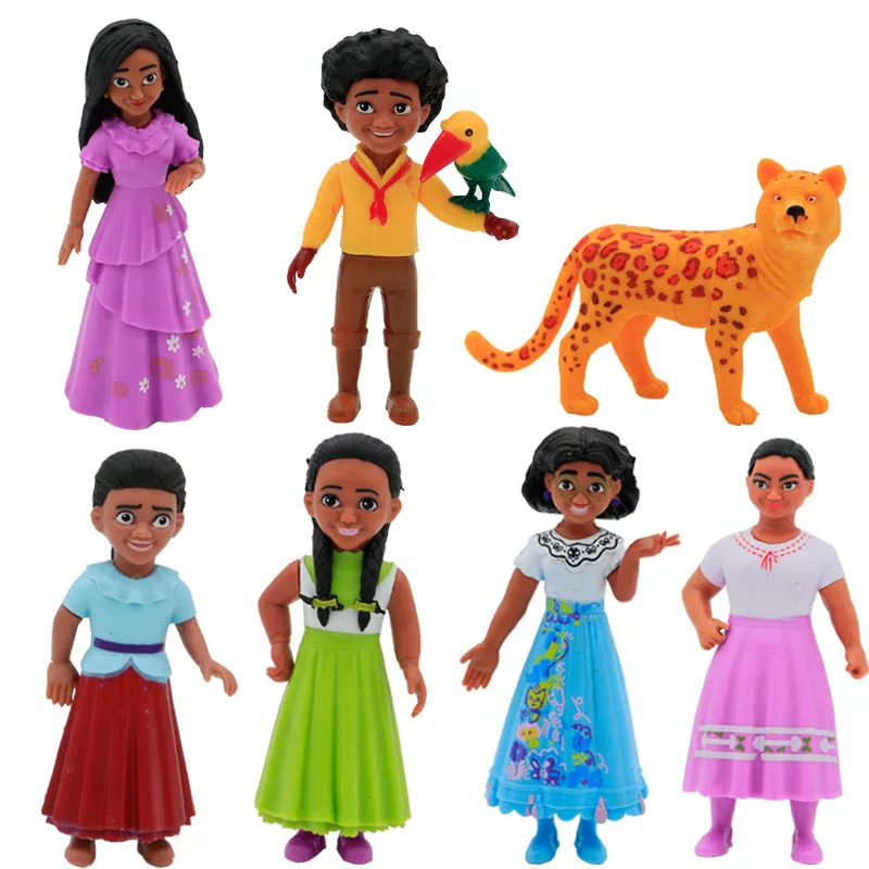 

Экшн-фигурки из аниме эньканто, 7 шт., детская игрушка, Мультяшные Коллекционные Фигурки для подарка на Хэллоуин