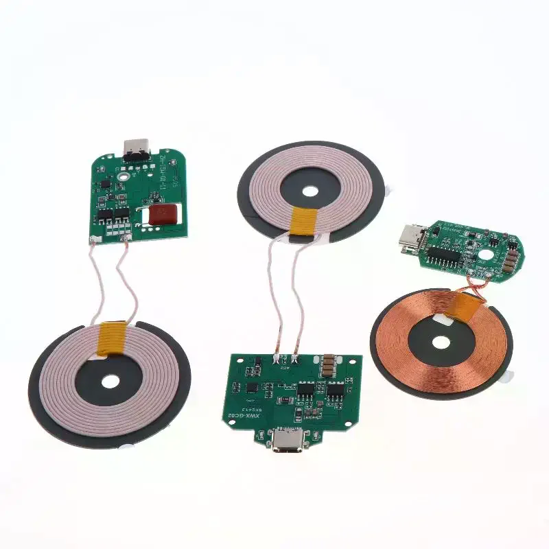 Фото Модуль беспроводного зарядного устройства 15 Вт TYPE-C MICRO-USB, плата PCBA для быстрой зарядки смартфонов, DIY-набор №3
