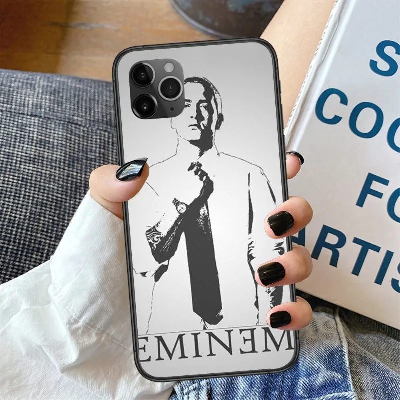Чехол для телефона Cool Rapper Eminem IPhone 12 Pro X XS Max XR 7 8 Plus Mini 11 SE 2020 |