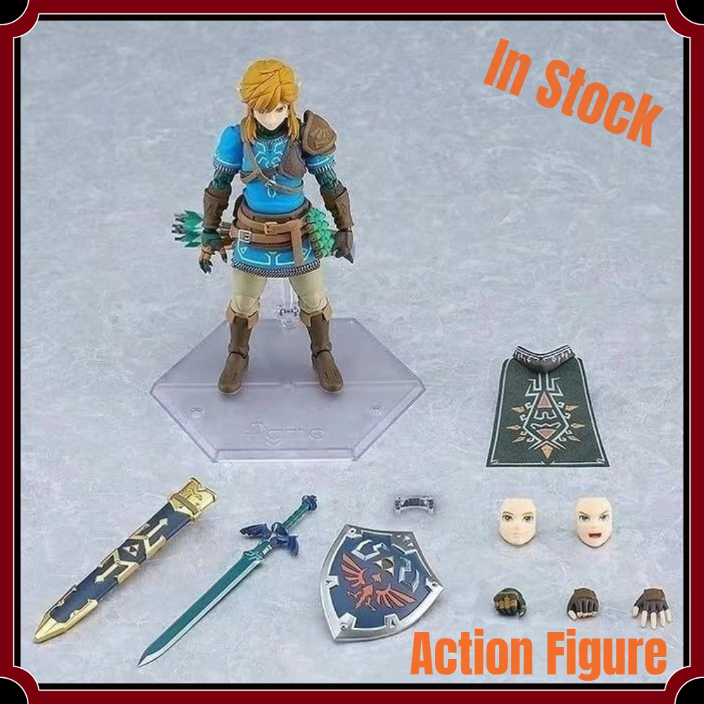 Фото Фигурка Link No.626 из игры The Legend of Zelda: Tears of the Kingdom, коллекционная, подвижная, из ПВХ, для демонстрации №4
