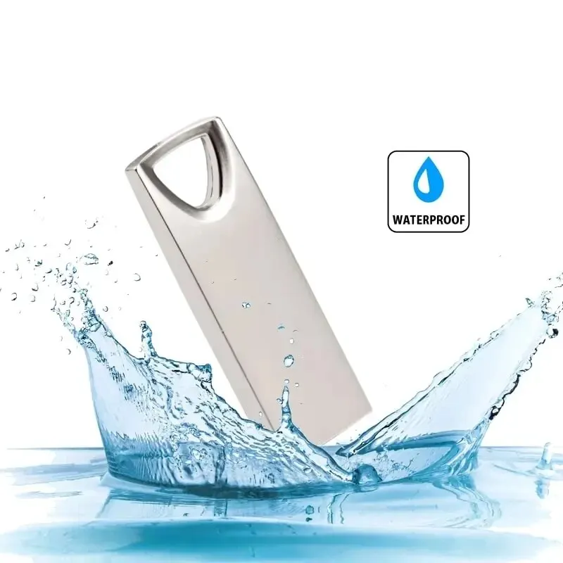 Металлический Флэш-накопитель USB 2.0 64 ГБ Высокоскоростной Золотой Серебряный