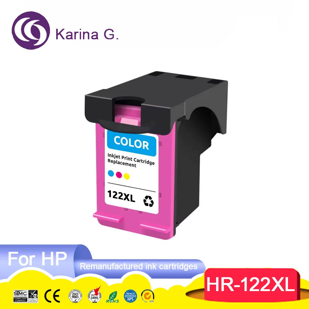 Фото 122 XL 122XL восстановленный цветной струйный картридж Cartucho для HP122 HP122XL HP Deskjet 1510 3510 4500/5530 принтера №2