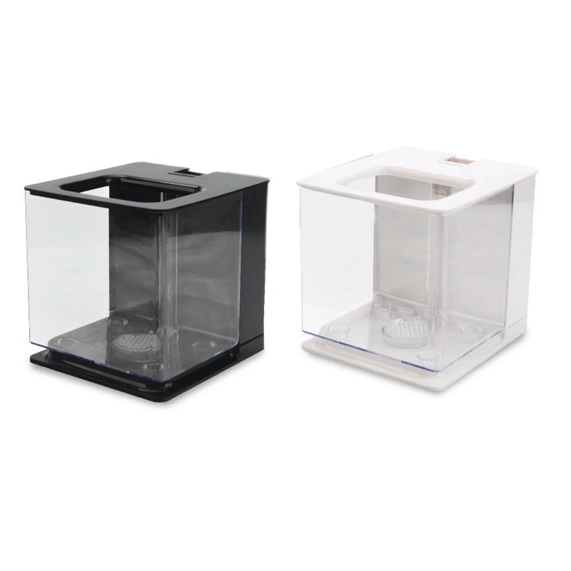 

Betta Fish Tank Aquarium Fish Tank Easy To Change The Water Acrylic Plastic Self-Cleaning Small Fish Tank