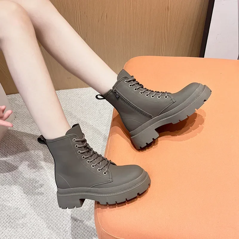 

Женские замшевые ботинки для верховой езды, на осень и зиму