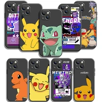 pikachu pokemon phone cases for iphone 7 8 se2020 7 8 plus 6 6s 6 6s plus x xr xs max carcasa funda soft tpu back cover coque