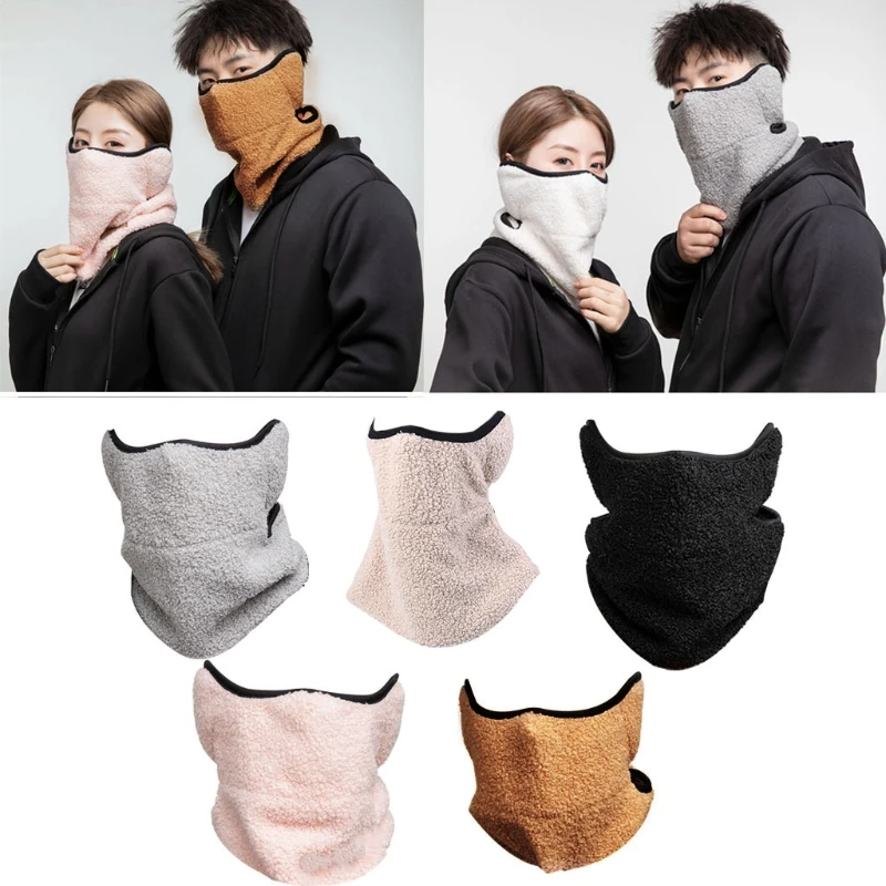 

Windproof BibThick Scarf Neck Ear Protection Collar Face Mask Neck Warmer Hiking
