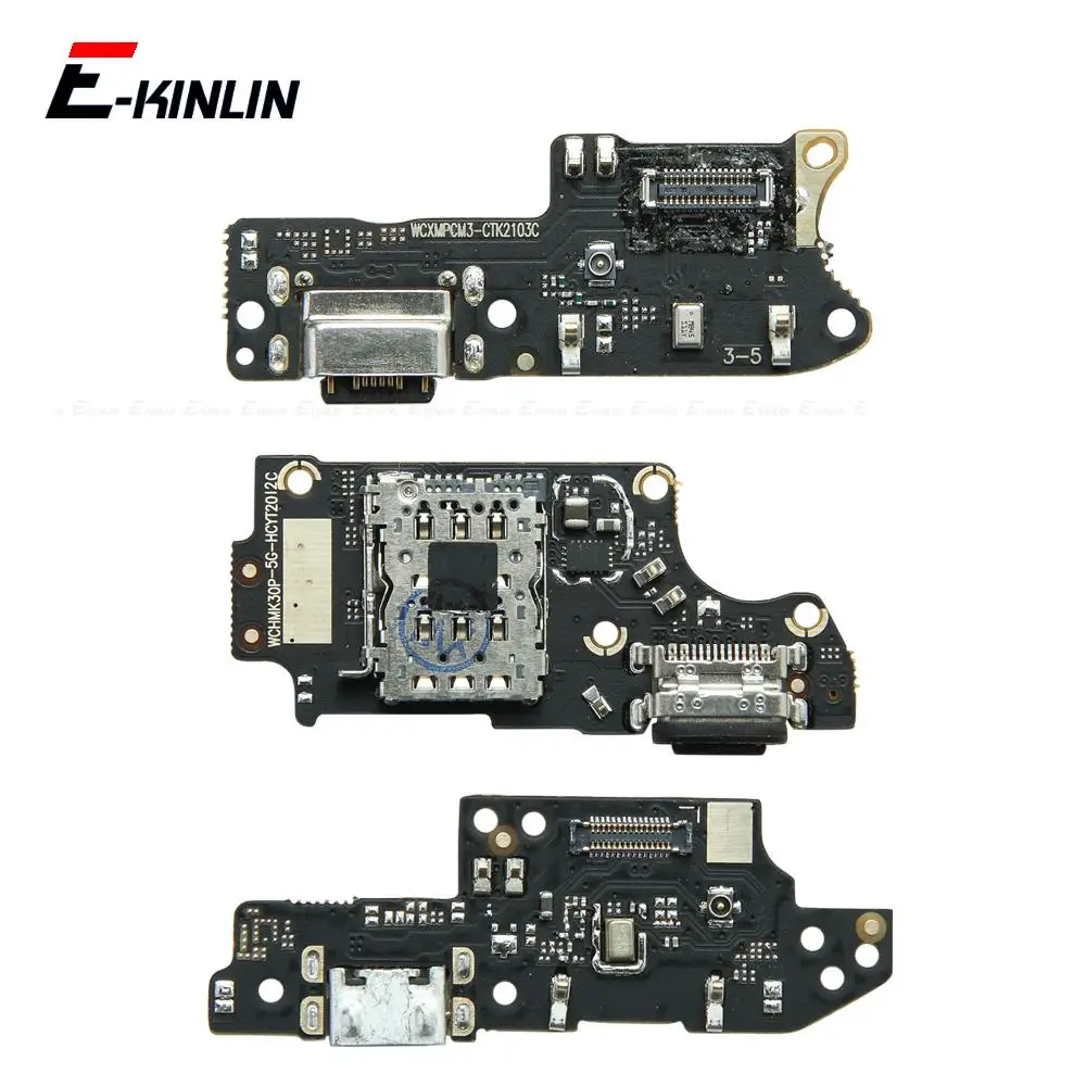 

Charger USB Dock Charging Dock Port Board With Mic Flex Cable For Xiaomi PocoPhone C3 F1 F2 F3 X2 X3 NFC M2 M3 M4 X4 Pro F4 M5s