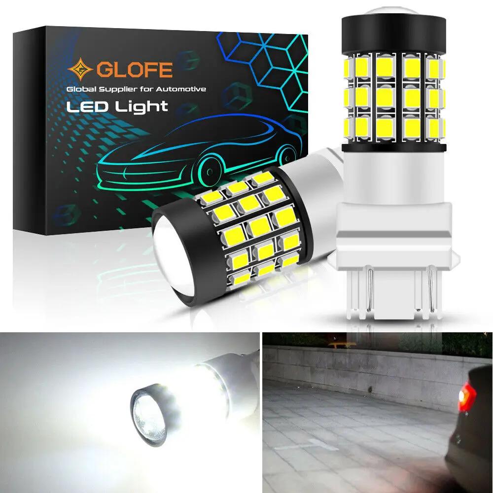 

Glofe 3156 3157 Led Reverse Backup Light Bulb Lamp White 6000K High Performance