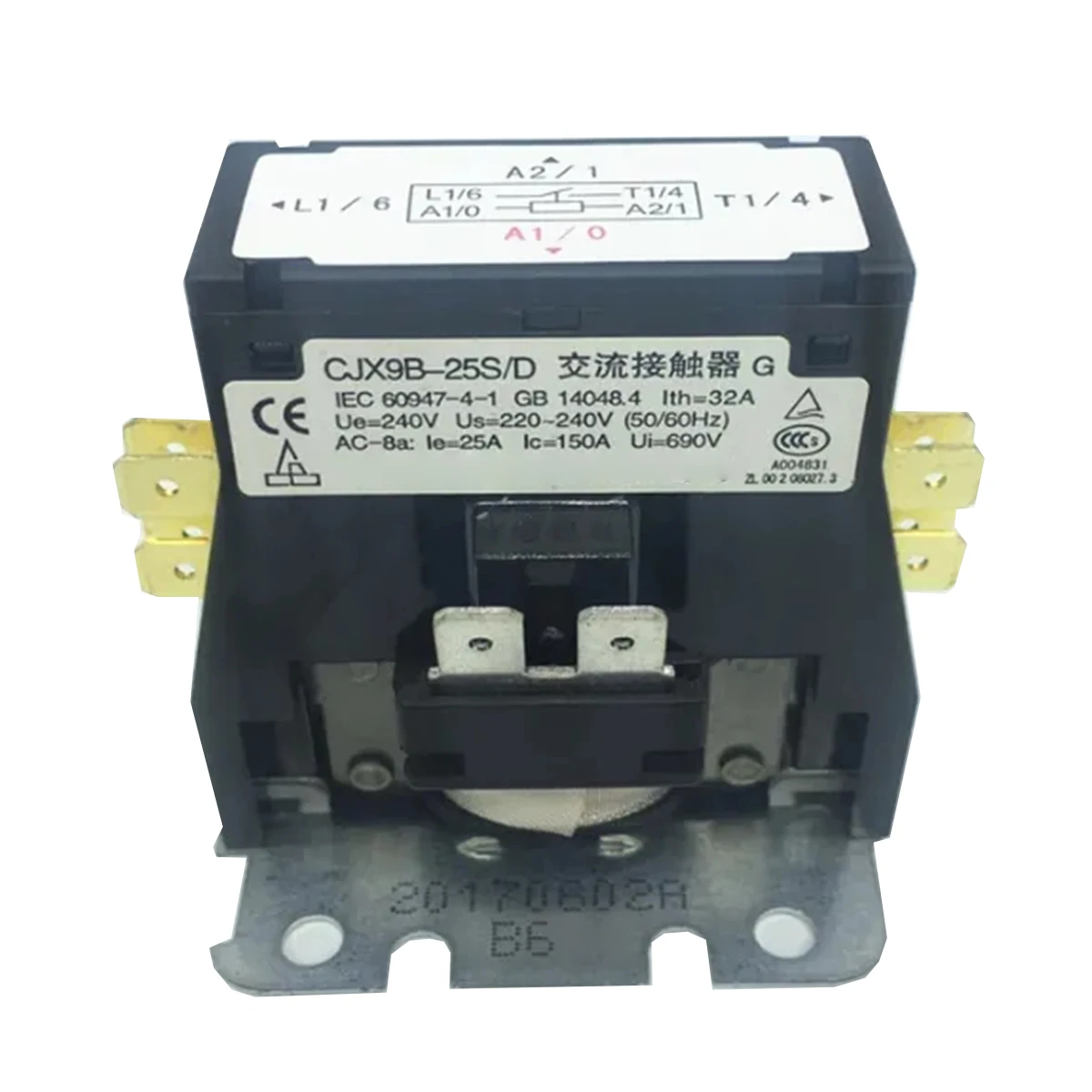 

New And Original Control Relays. Code CJX9B-25S/D, 220-240V, 25Amp Spot Photo, 1-Year Warranty