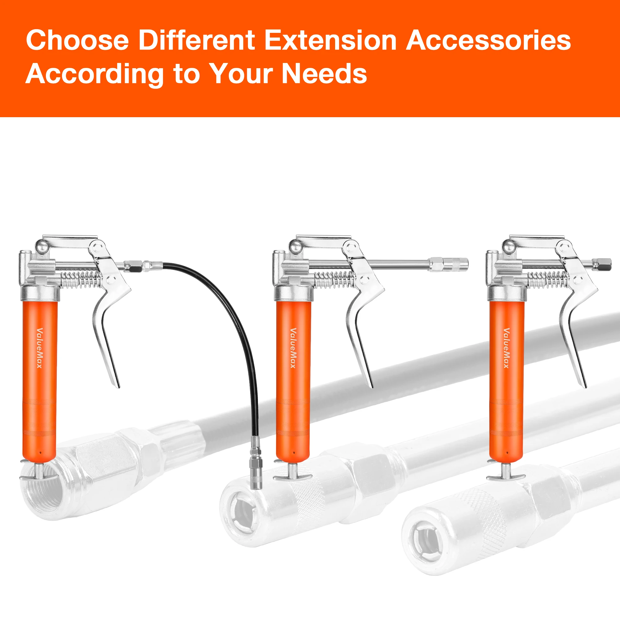 Пистолет для смазки ValueMax 3500PSI мини-пистолет с удлинителем шприц масла и