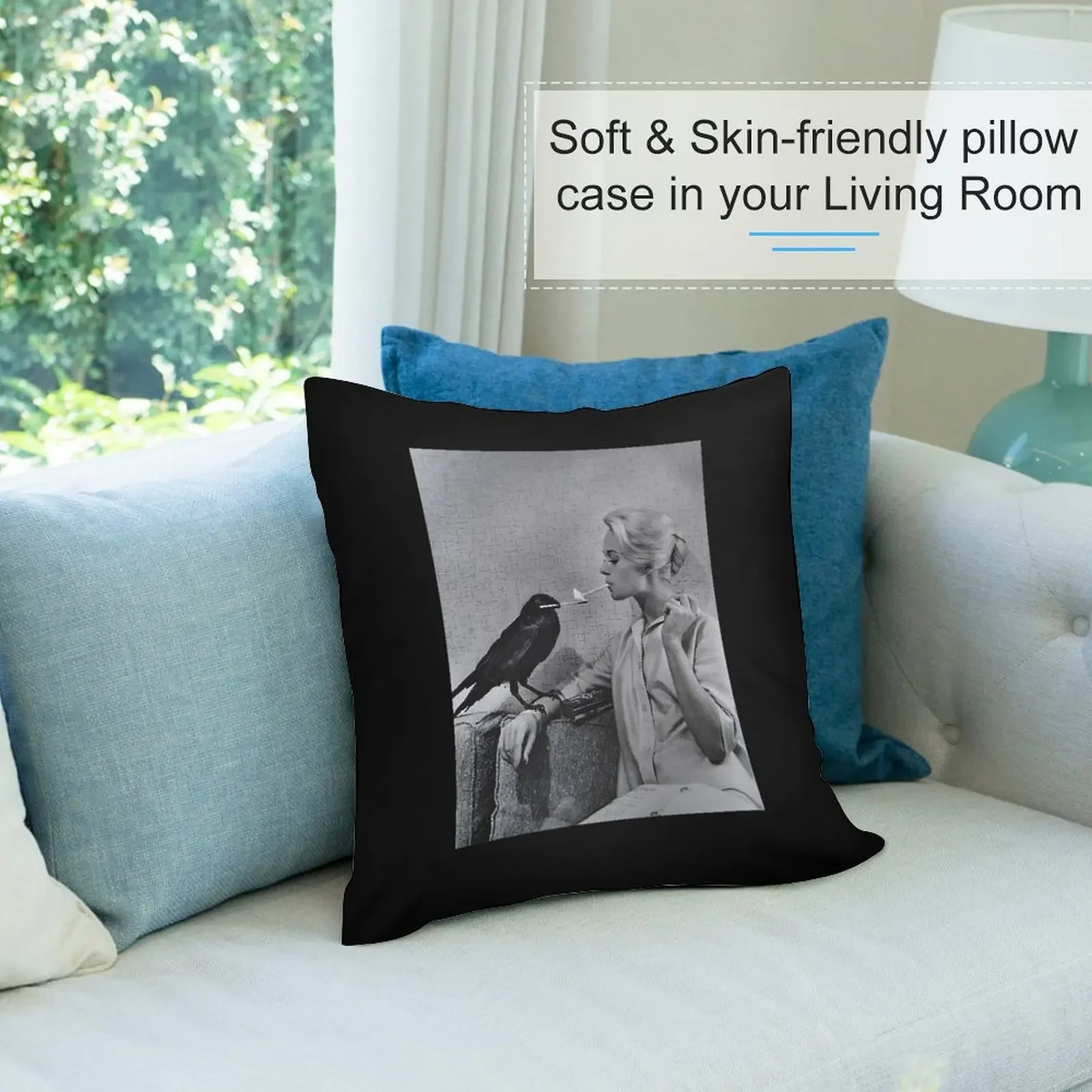 Tippi Hedren есть ее сигарета с подсветкой декоративная подушка роскошный чехол для