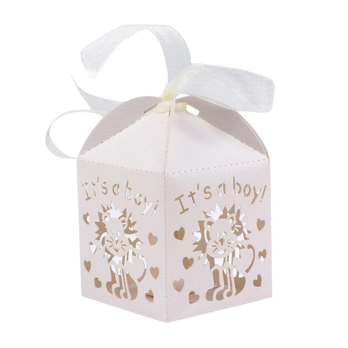 

Boxes Box Favor Wedding Gift Party Hollow Candypaper Outshower Baby Reveal Gender Craft Chocolate Packaging Carriage Treat