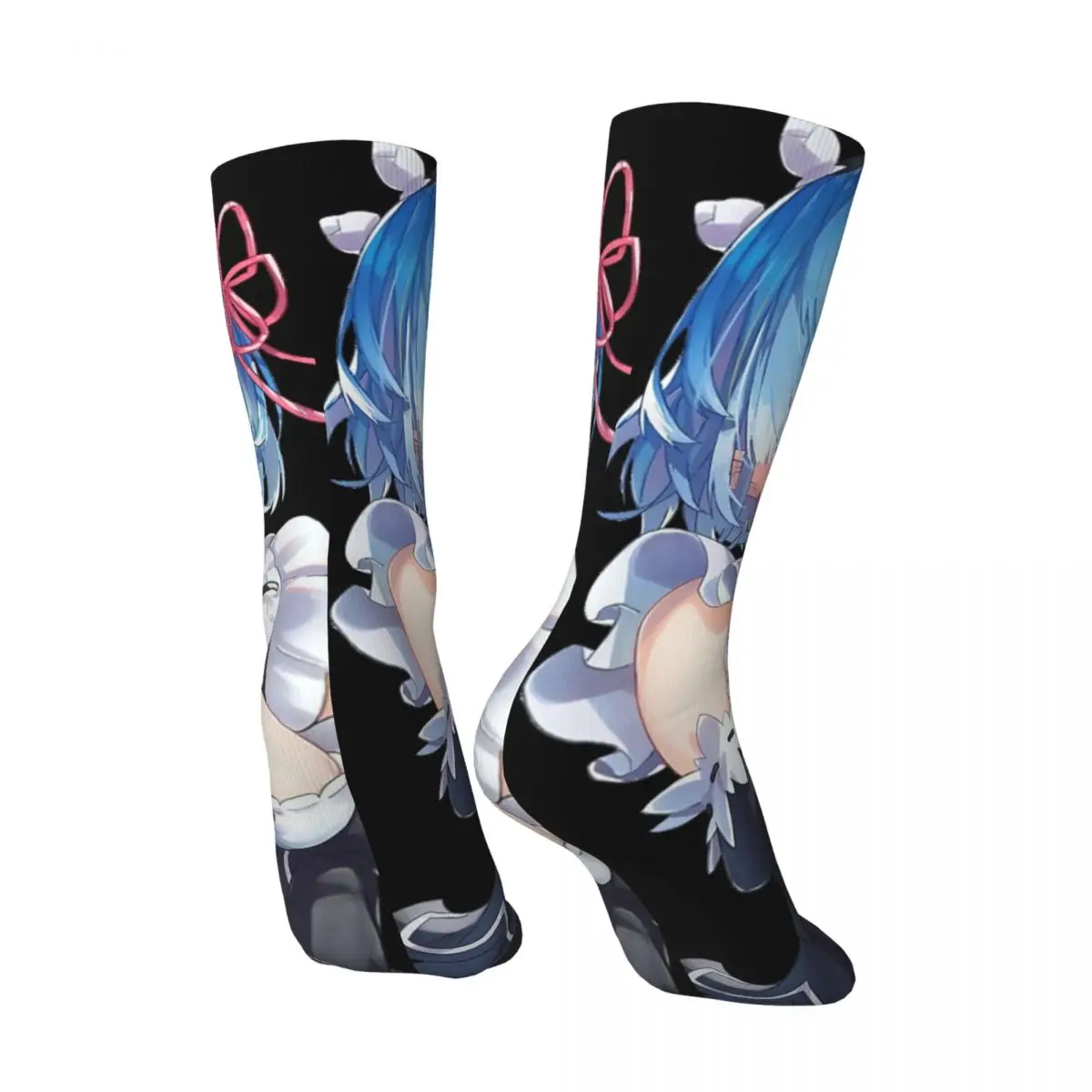Re Zero - Rem Maid Smile Adult Socks,Unisex socks,men Socks women Socks