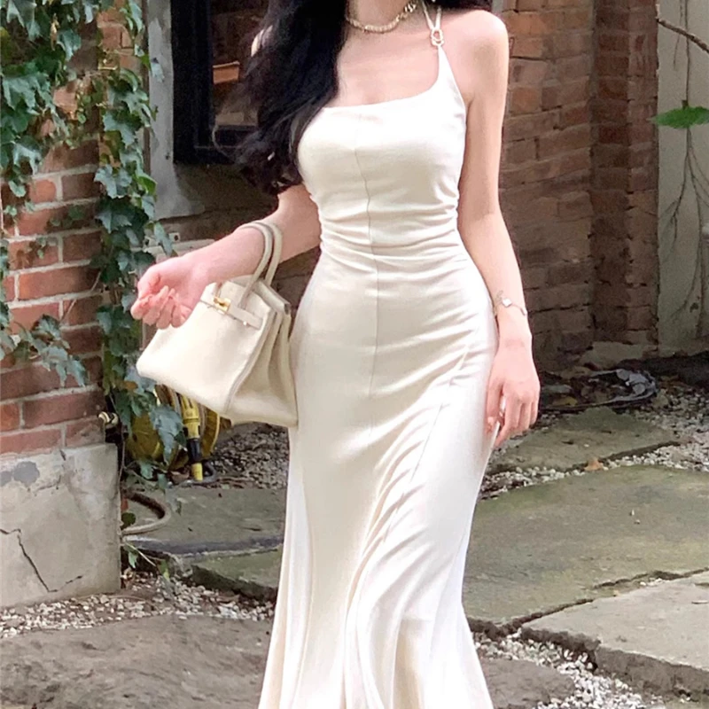 

Dress Women 2023 New Fashion Elegant Casual Evening Party Korean Summer Autumn Female Slim Clothes Knit Dresses