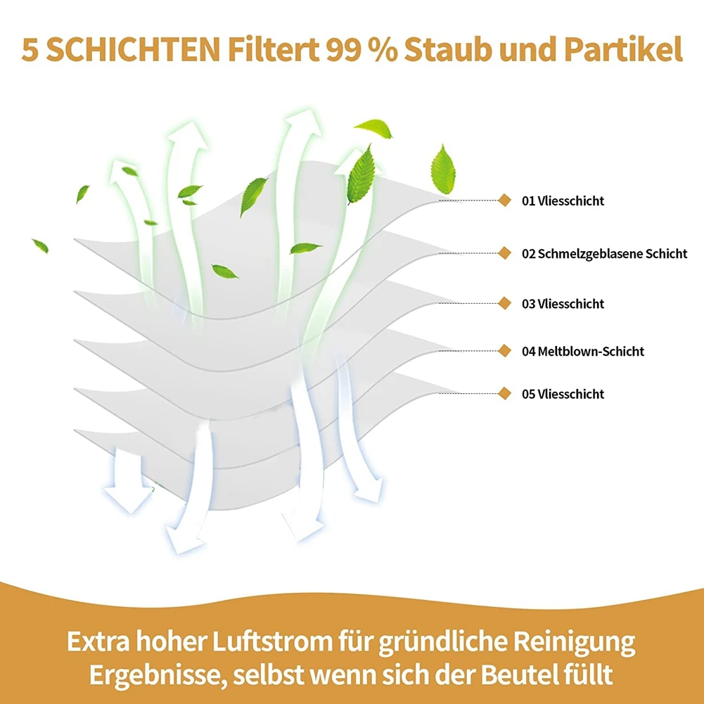 15 шт. мешки для пылесоса Karcher WD4 WD5 WD6 нетканые фильтров KFI 487