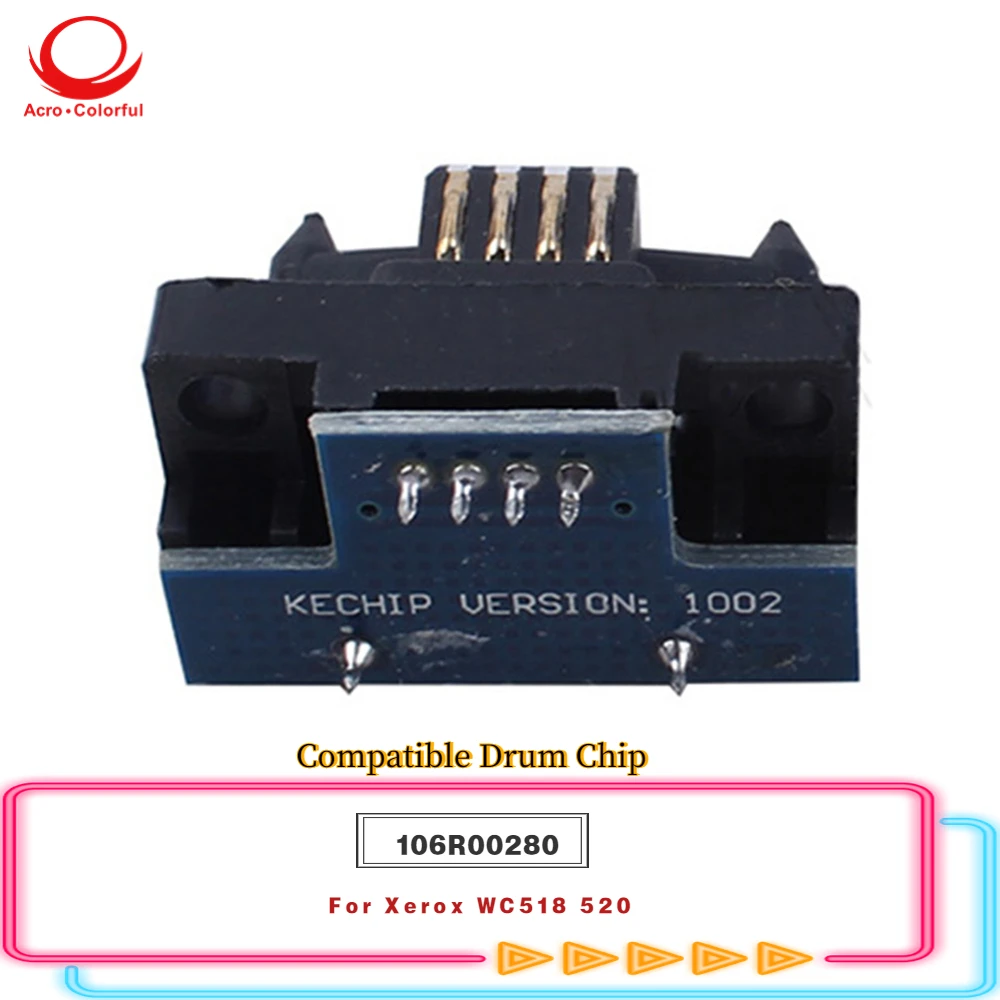 

Чип барабана 23K 106R00280, совместимый с лазерным принтером Xerox WC518 520