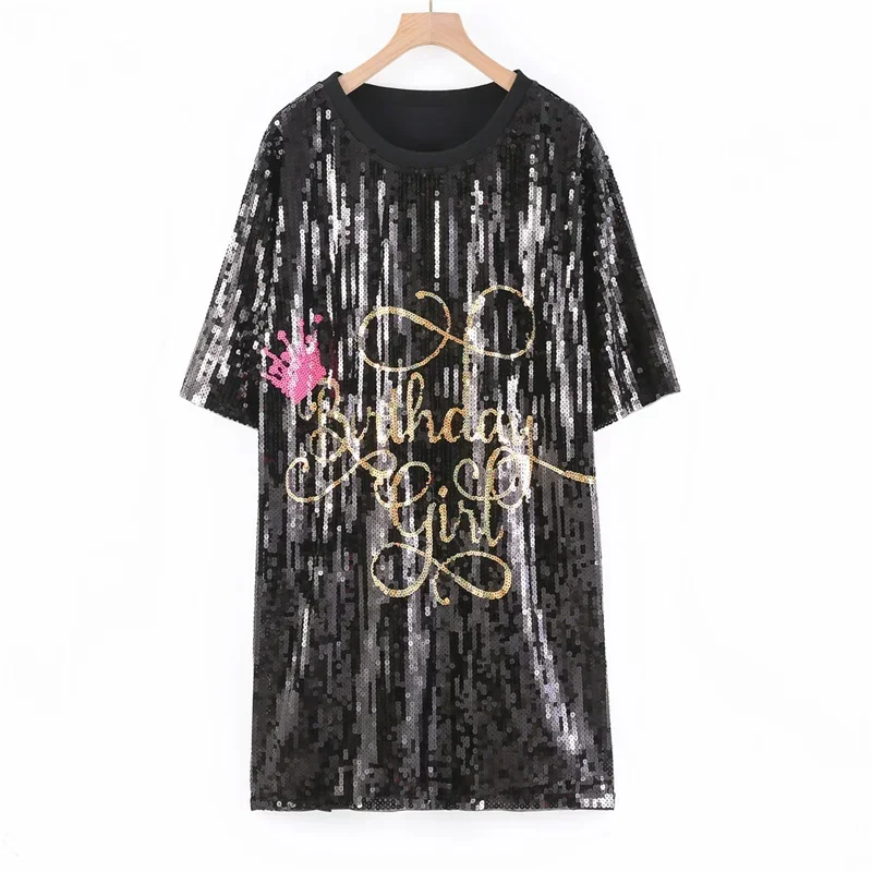 Женская футболка с коротким рукавом и круглым вырезом в стиле хип-хоп