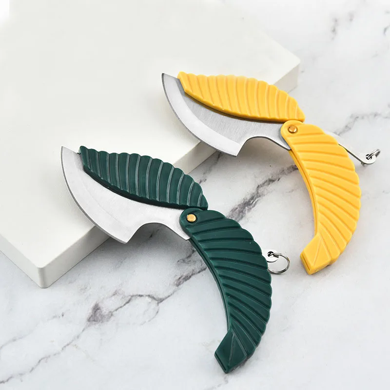 Складной карманный нож для самообороны креативный кухонный чистки листьев