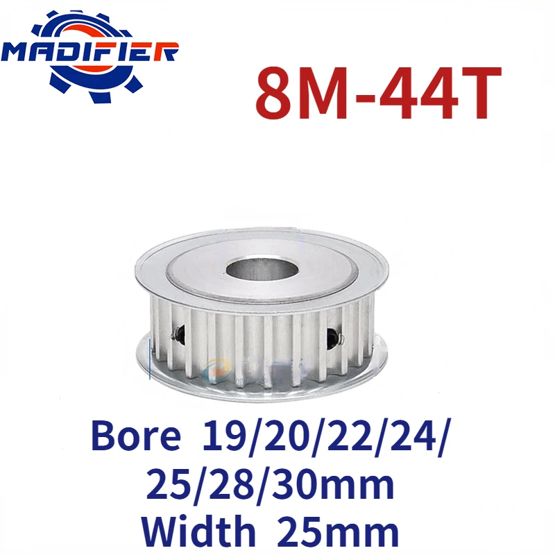 

8M 44 Teeth AF double-sided flat synchronous wheel groove width 25mm hole 19/20/22/24/25/28/30mm