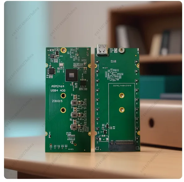 Фото USB4-адаптер для PCIe, совместимый с Thunderbolt 4/3, ASM2464 Master, 40 Гбит/с, можно подключить к eGPU, звуковой карте, карте DMA Capture №3