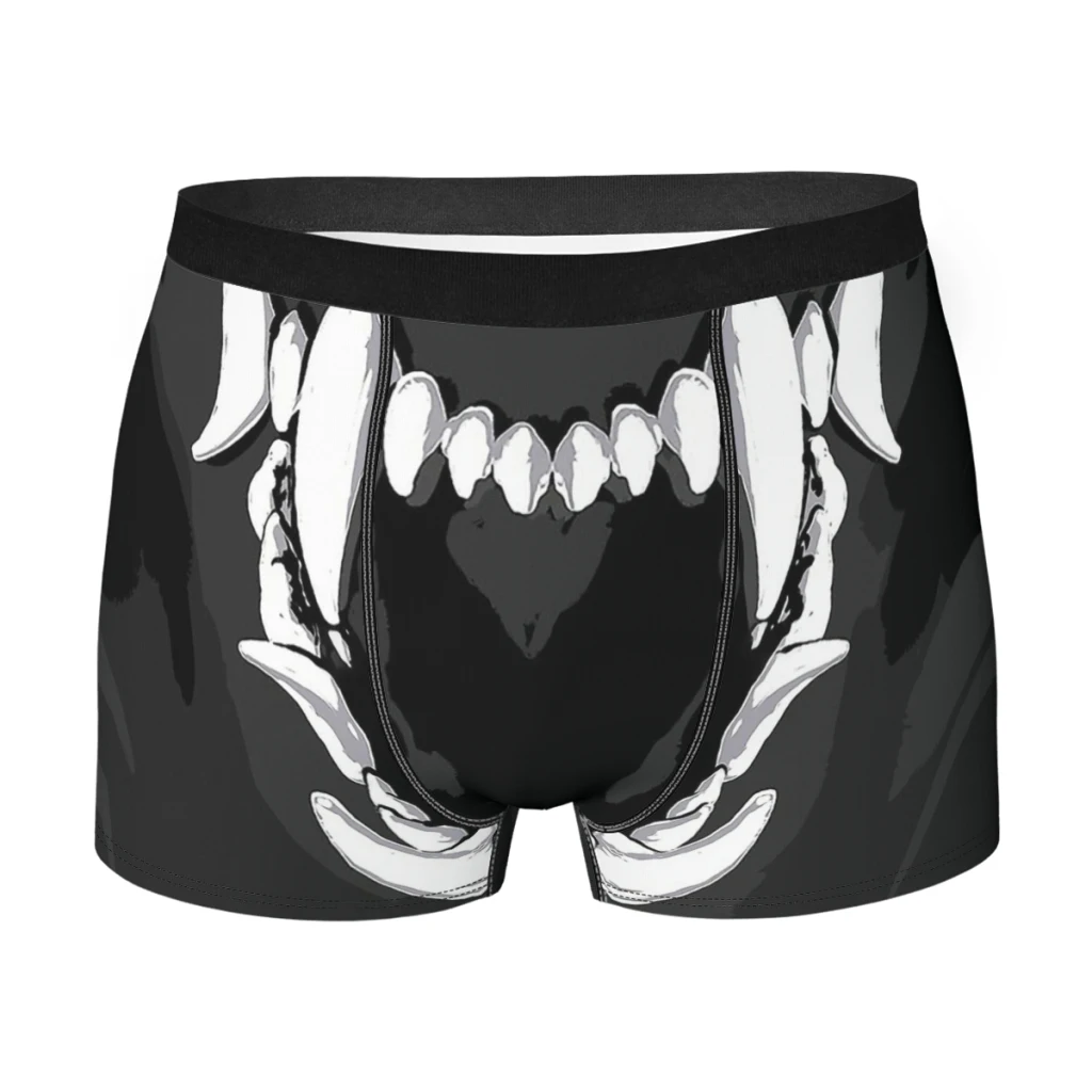 

Bite Man's Boxer Briefs Werewolf Strategy Board Games Breathable Funny Underpants Top Quality Print Shorts Gift Idea