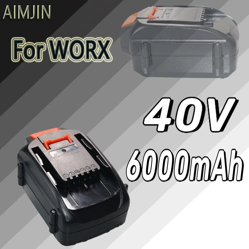 Литиевая батарея WG180 WG280 WG380 WG580 40 В для садового инструмента газонокосилки Worx в 4 0
