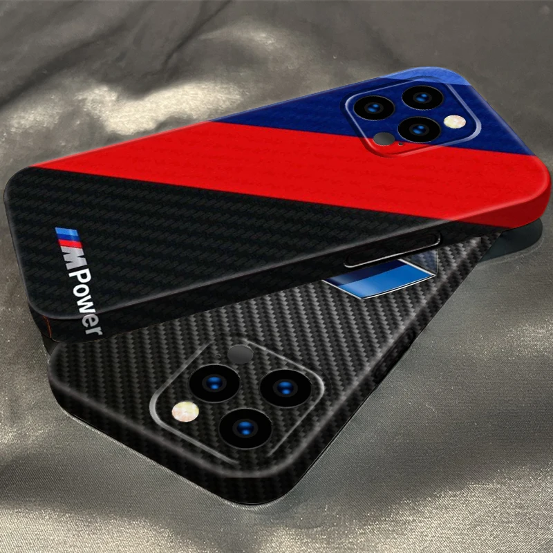 

Sports Car BMW Logo Luxury Film Phone Case For Apple iPhone 14 13 12 Mini 11 XS Pro Max X XR 8 7 Plus SE Feilin Hard Cover