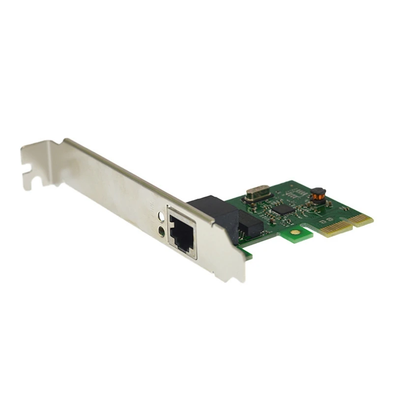 

1 PC 1000Mbps Gigabit Ethernet Adapter PCI-E Network Card Green 10/100/1000M RJ-45 RJ45 LAN Adapter Converter Network Controller