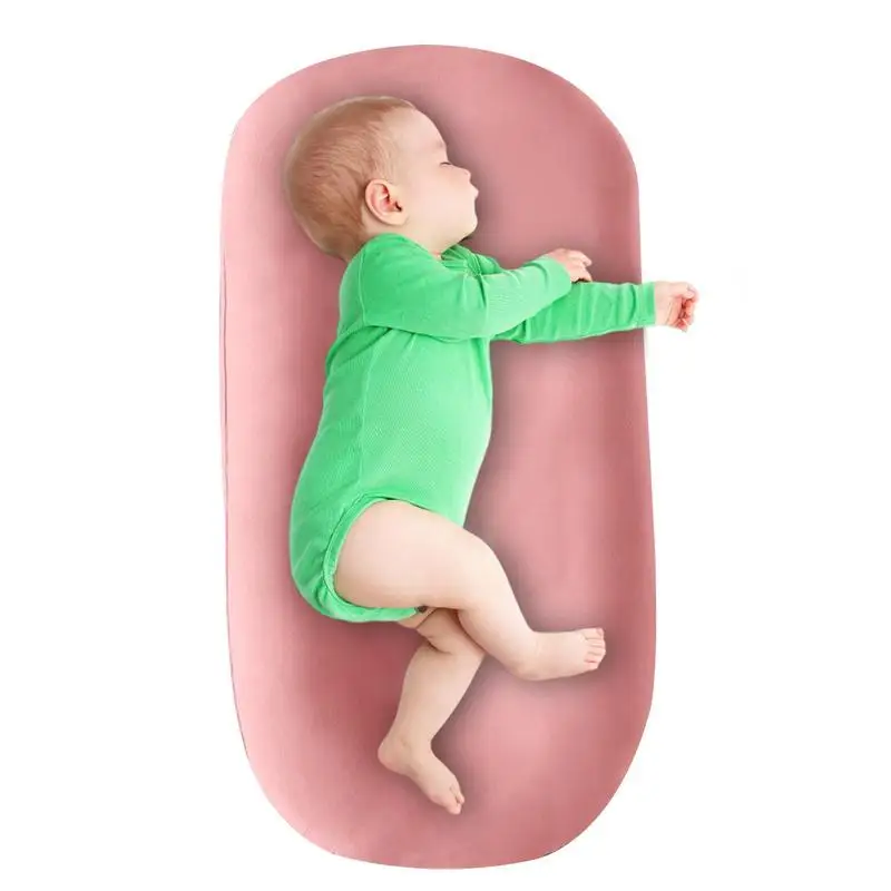 

Baby Lounger Pillow For Newborn Adjustable Baby Nest Baby Nest Pillow Co-Sleeping For Baby In Bed Baby Lounger Cosleeping For