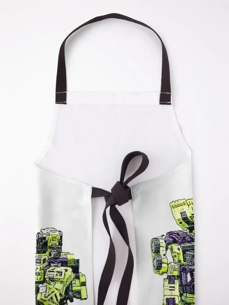 Фартук Constructicons Devastator от BX Brix с персональным логотипом Кухня Женский кухонный