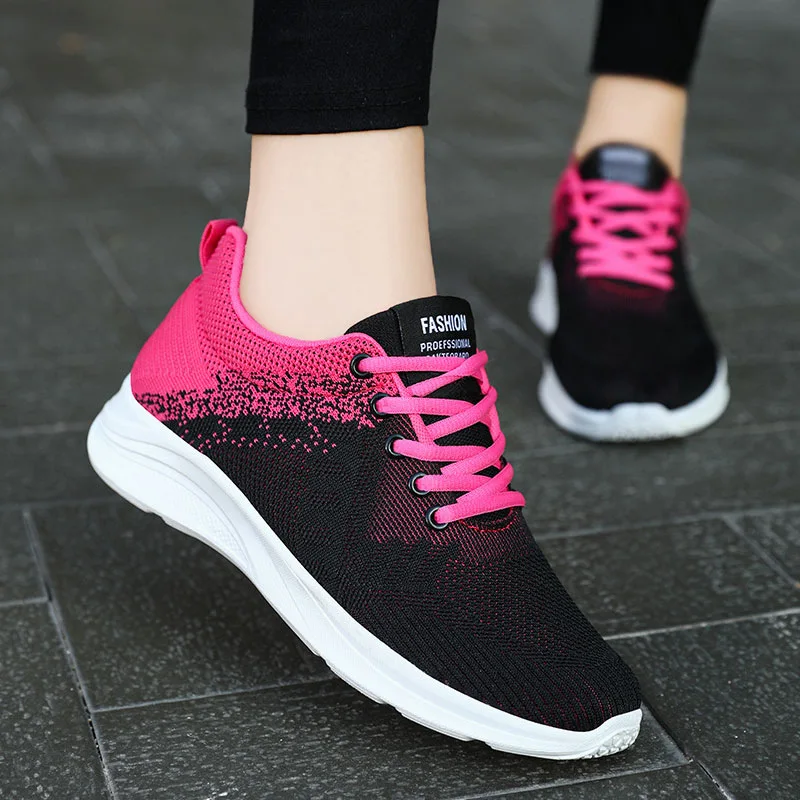 Women's Sneakers Trendy Soft Sole Fashion Casual Sports Shoes Outdoor Non-slip Comfortable Lightweight Breathable Walking Shoes