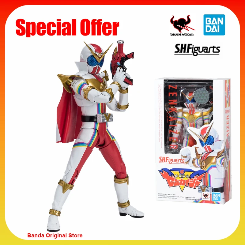 100% оригинал Bandai Shf S.H.Figuarts Kikai Sentai Zenkaiger 145 мм окрашенные аниме фигурки героев