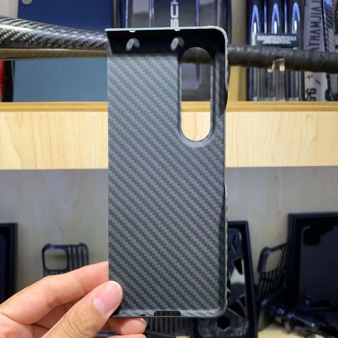 Чехол из углеродного волокна для Samsung Galaxy Z Fold 3 /Z 4 Тонкий чехол арамидного