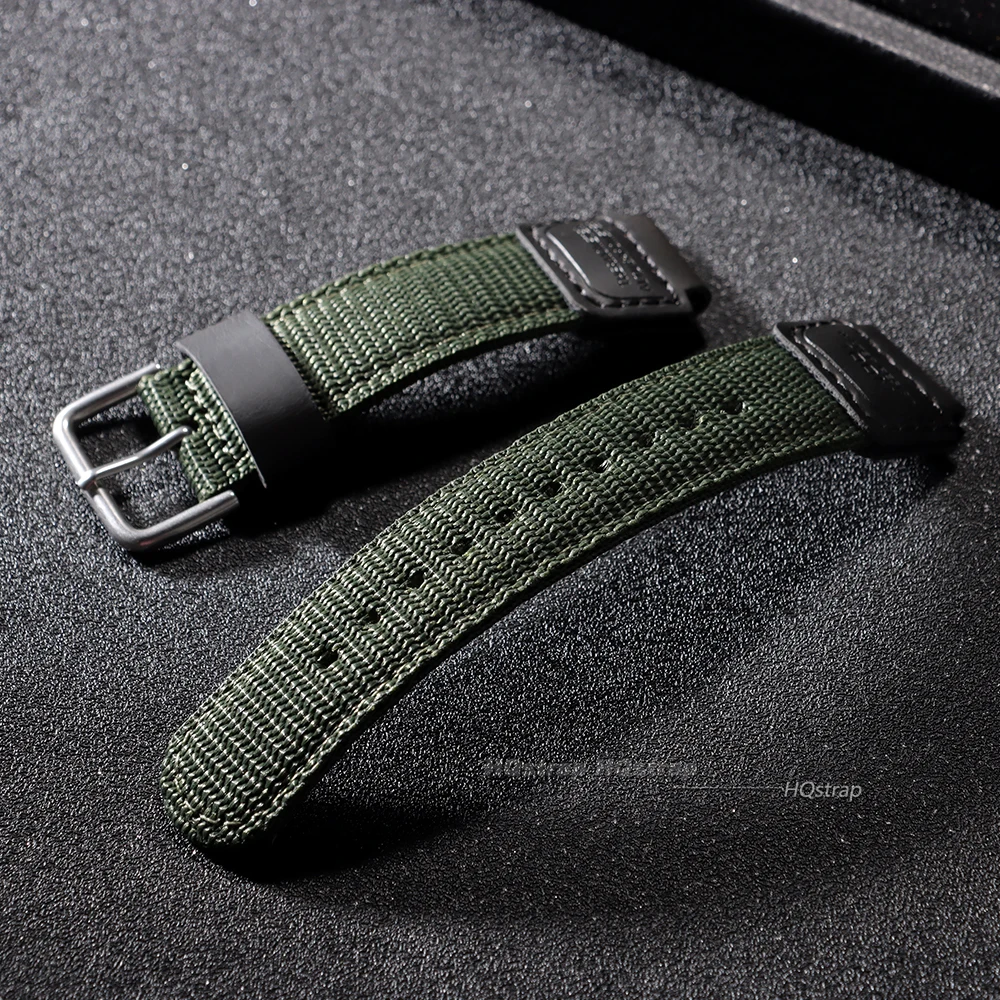 Фото Нейлоновый парусиновый ремешок 18 мм для Casio W800H, спортивный браслет для AE-1200WH/SGW-300/AQ-S810W F91W MRW-200H, сменный браслет №2