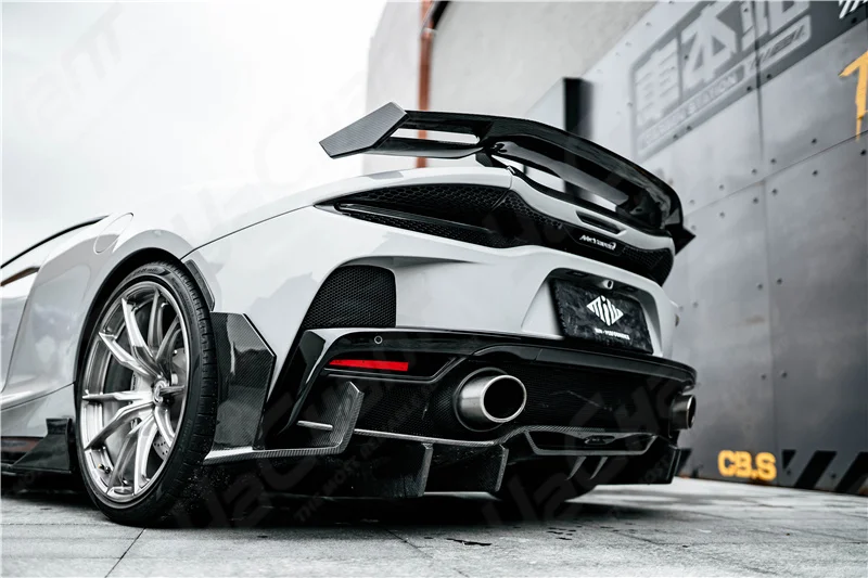 Автомобильные аксессуары DCF сухой углеродное волокно задний диффузор в стиле MWD