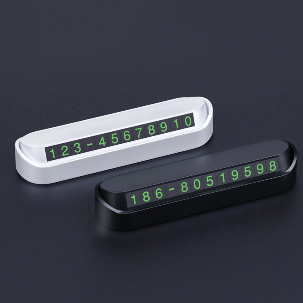 Временная парковка магнитная табличка с номерами парковки флуоресцентная